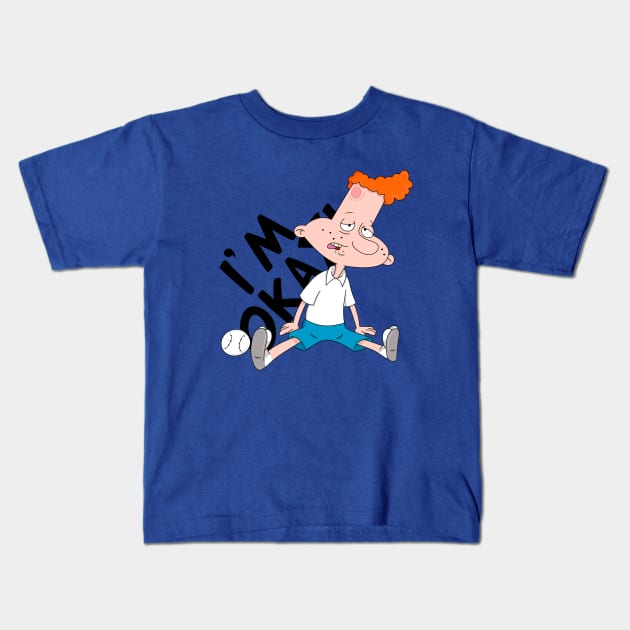 I'm Okay! Kids T-Shirt by artxlife